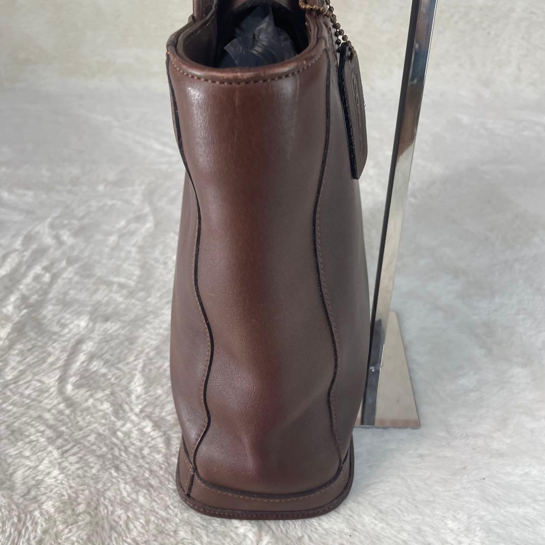 【美品】 OLD COACH オールドコーチ トートバッグ ブラウン 9305