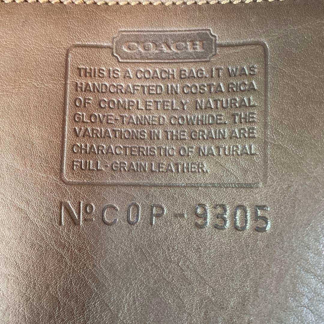 【美品】 OLD COACH オールドコーチ トートバッグ ブラウン 9305