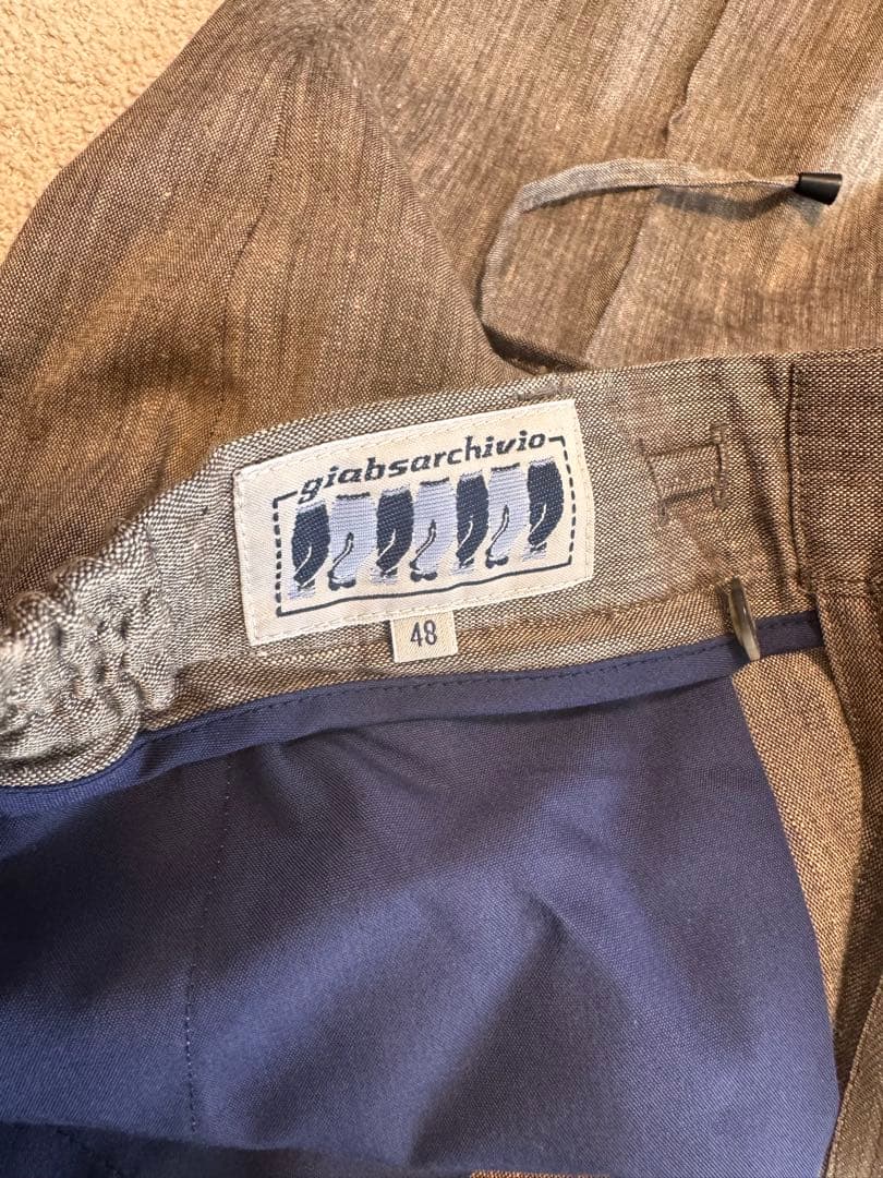 giabsarchivio ジャブスアルキヴィオ パンツ スラックス リネン