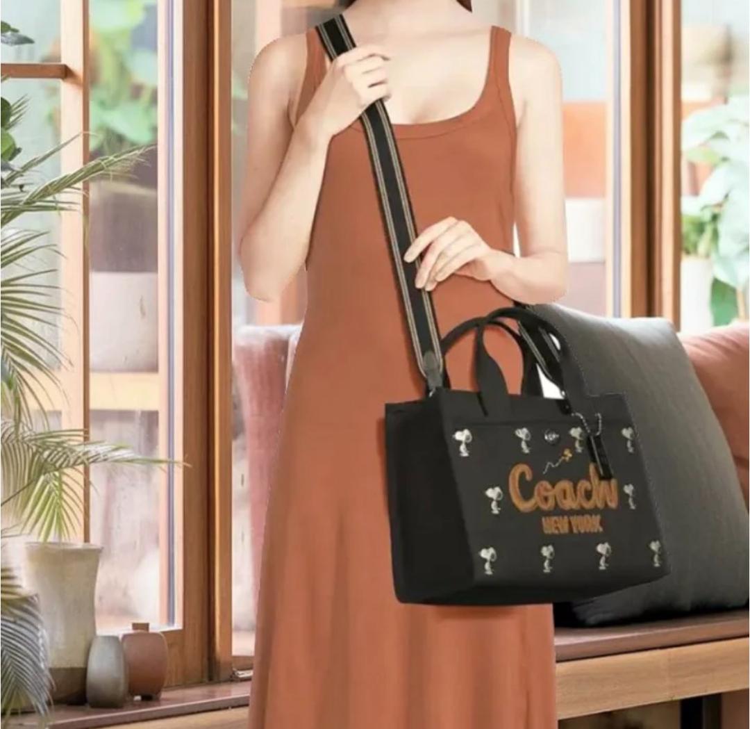 ロ*オ様 コーチ COACH x スヌーピー ピーナッツ2WAY 斜め掛けカーゴ