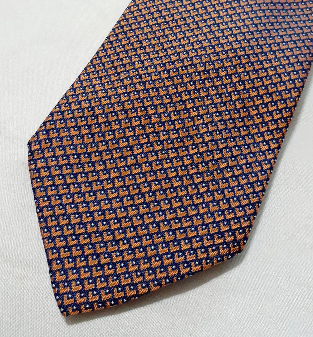 HERMES エルメス ハート柄 ネクタイ