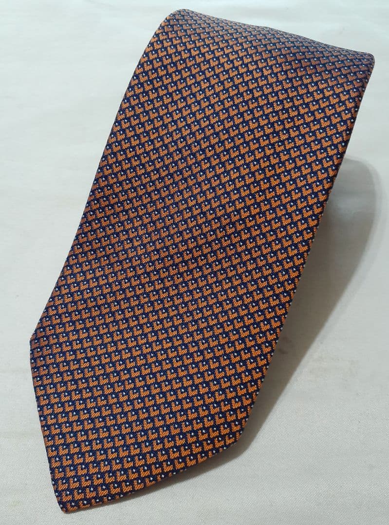 HERMES エルメス ハート柄 ネクタイ