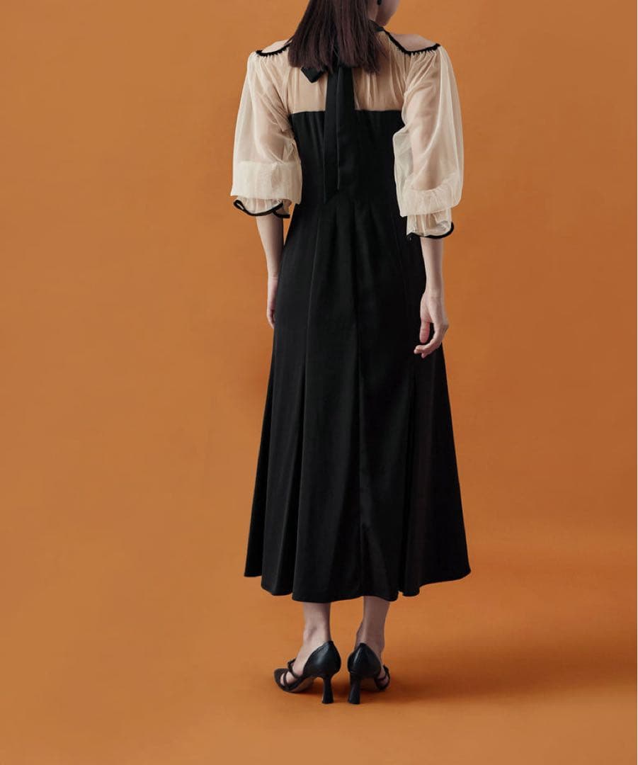 【最終値下げ】etoll. カットアウトマーメイドドレス S ドレス 結婚式