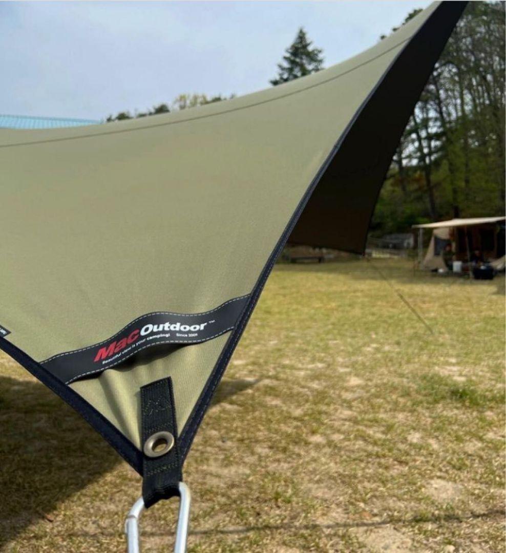 【新品未使用】入手困難 人気品 MacOne ヘキサタープ グラスカーキL