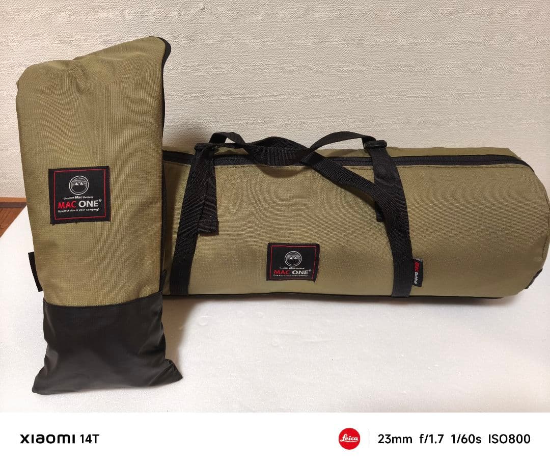 【新品未使用】入手困難 人気品 MacOne ヘキサタープ グラスカーキL