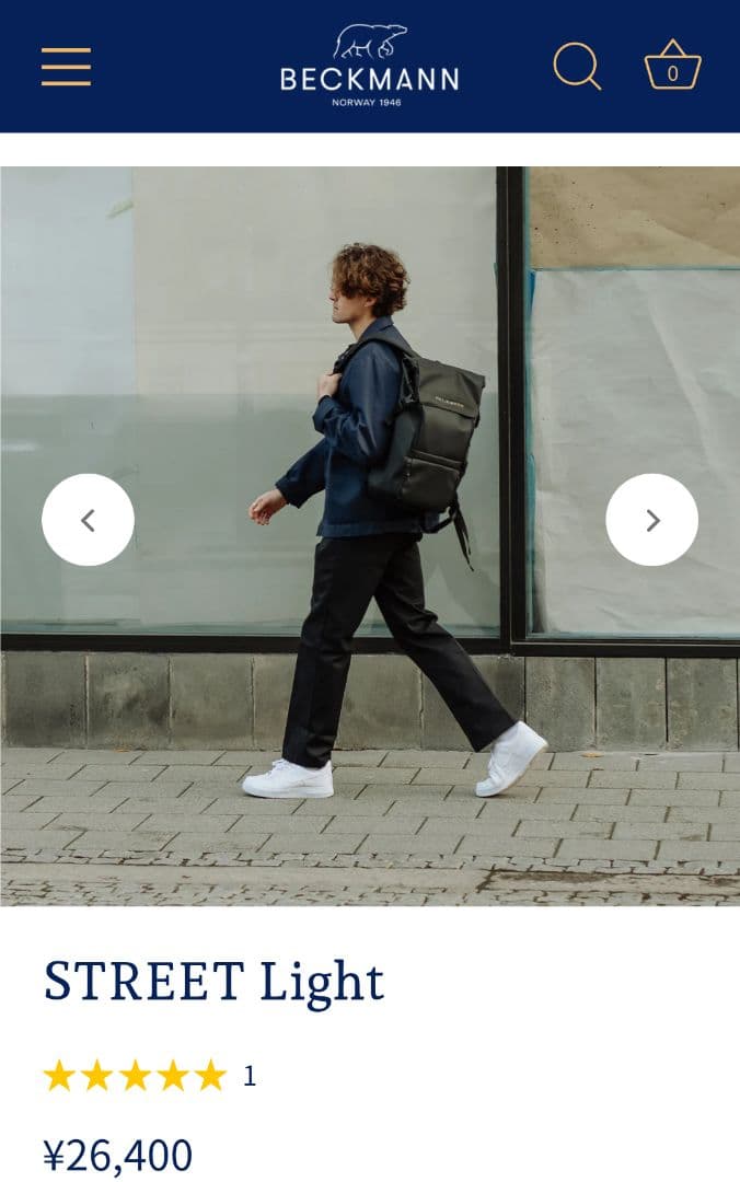 週末値引き［新品］BECKMANN STREET Light ブラック