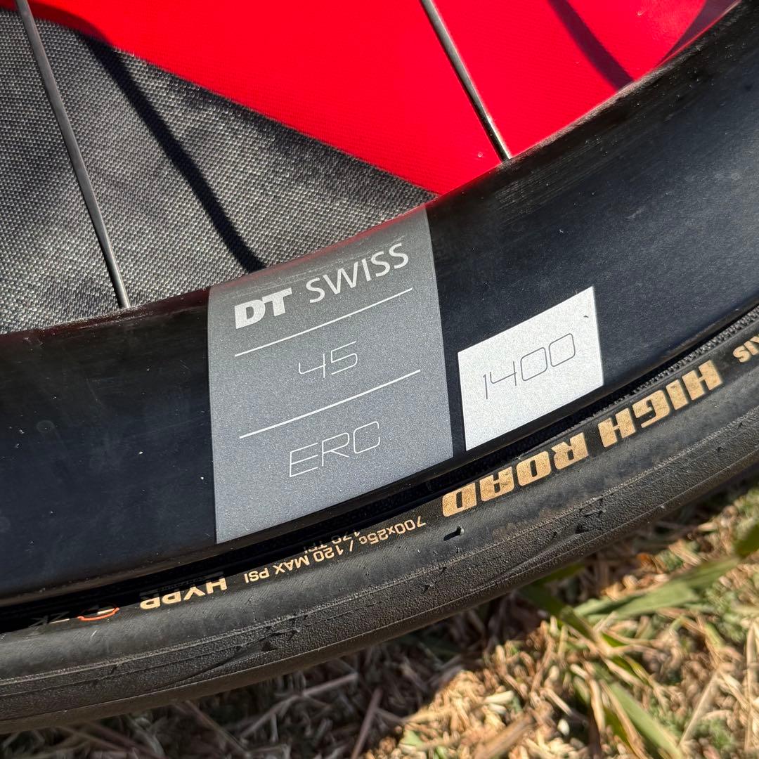 DT SWISS ERC 1400 DICUT 45 前後＋CS-R8100付