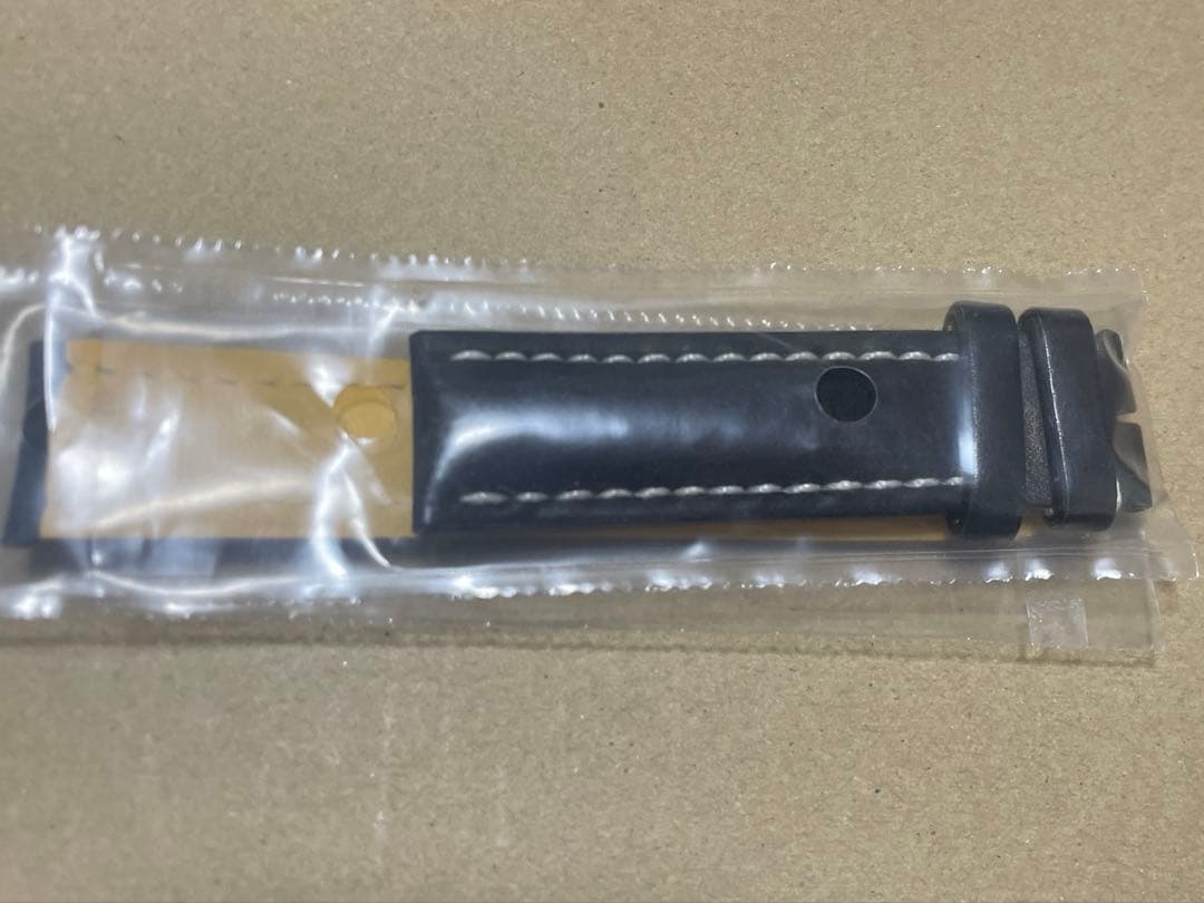 ブライトリング　皮ベルト　22-20 黒