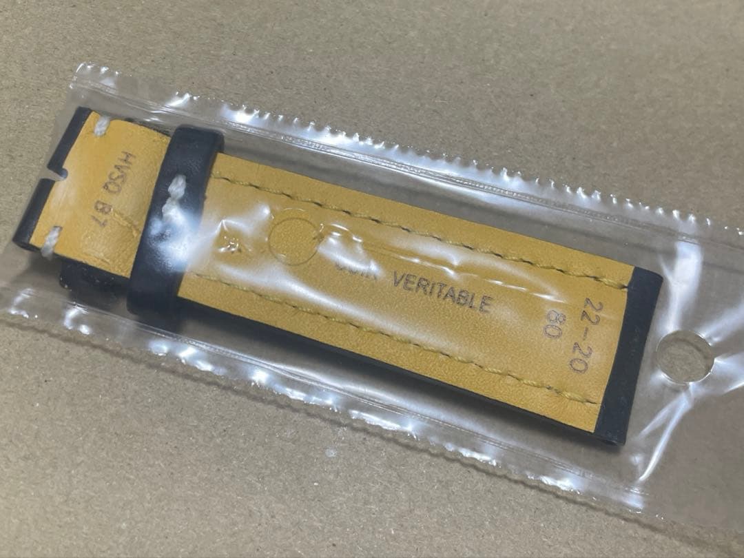 ブライトリング　皮ベルト　22-20 黒