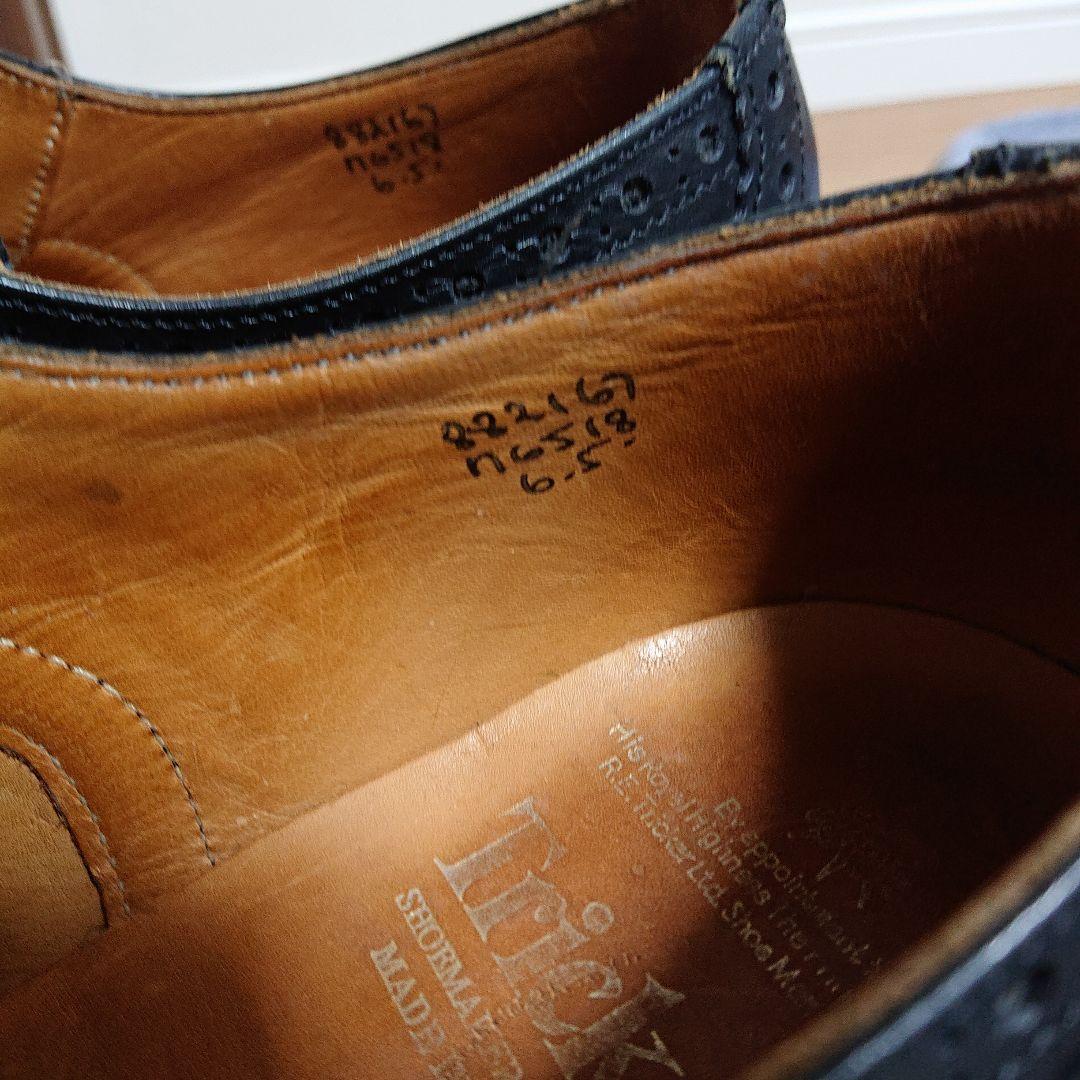 今日まで Tricker's トリッカーズ ウィングチップ シューズ ブラック