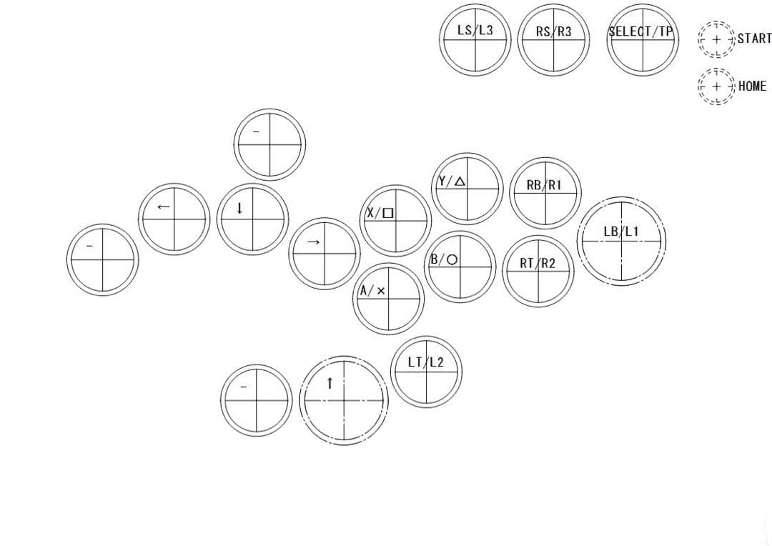 【スト6カスタム】レバーレスコントローラー　スト6向けボタン配置　アケコン　増設