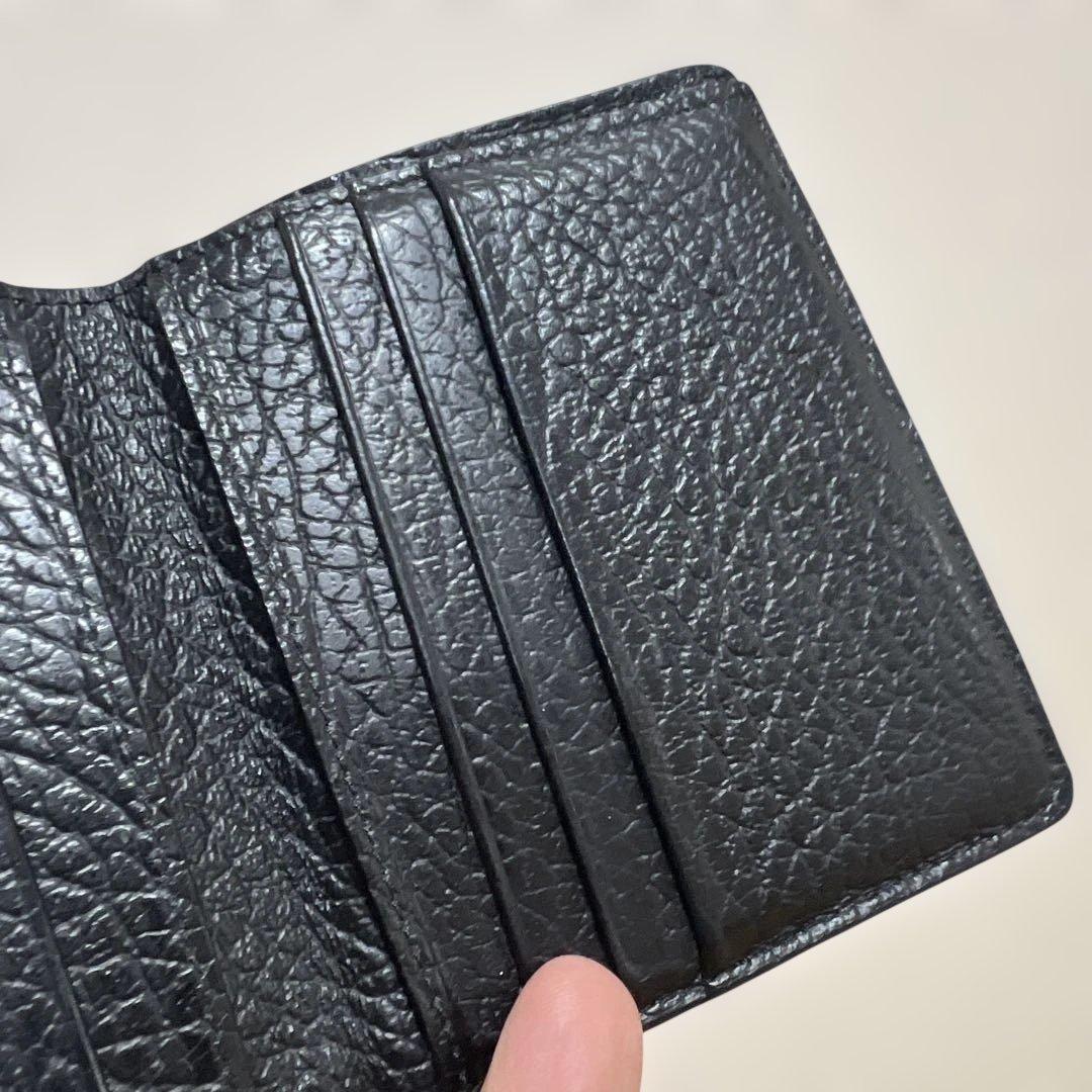 【Maison Margiela】ブラック二つ折り財布 SA1UI0023