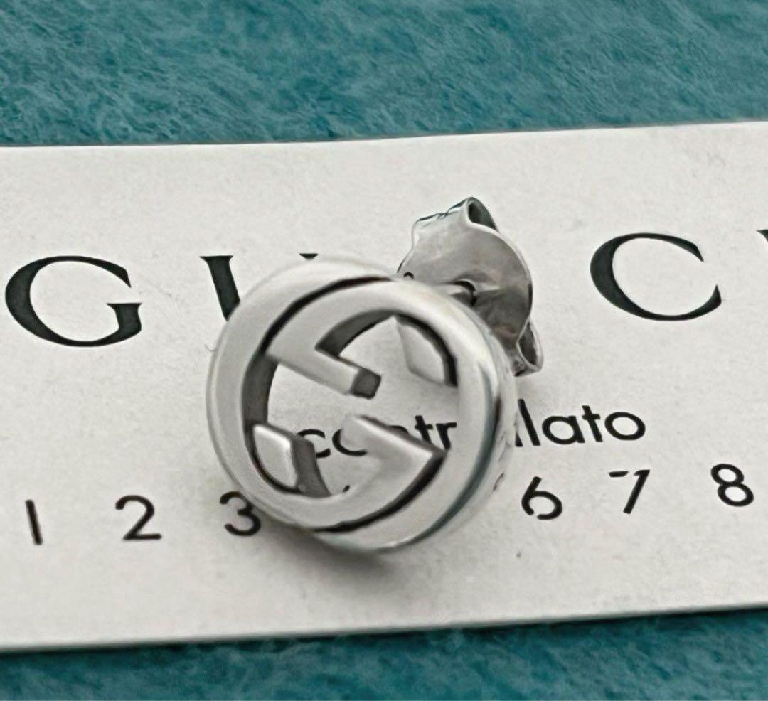 限界価格‼️GUCCI インターロッキングピアス　片耳❗️