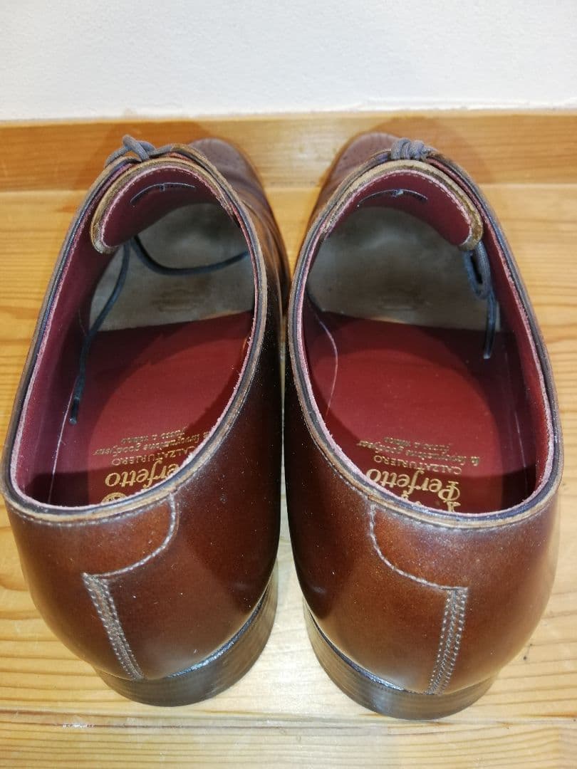 【程度良】ペルフェットperfettoコードバン27cm グッドイヤーウェルト