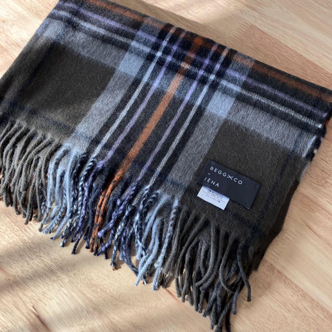 【新品同様】 BEGG＆CO LAMSWOOL ANGORA ストール
