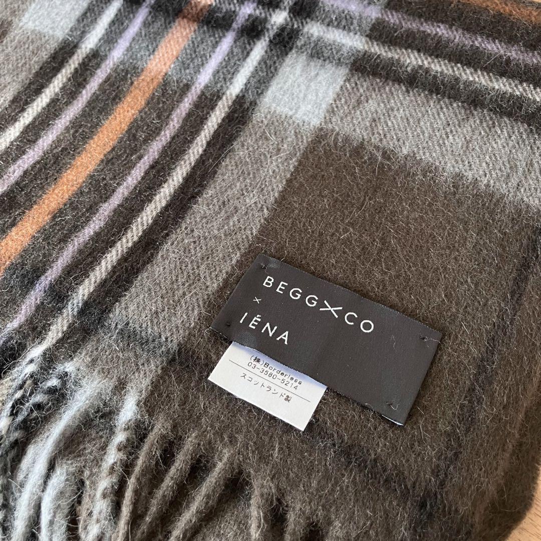 【新品同様】 BEGG＆CO LAMSWOOL ANGORA ストール