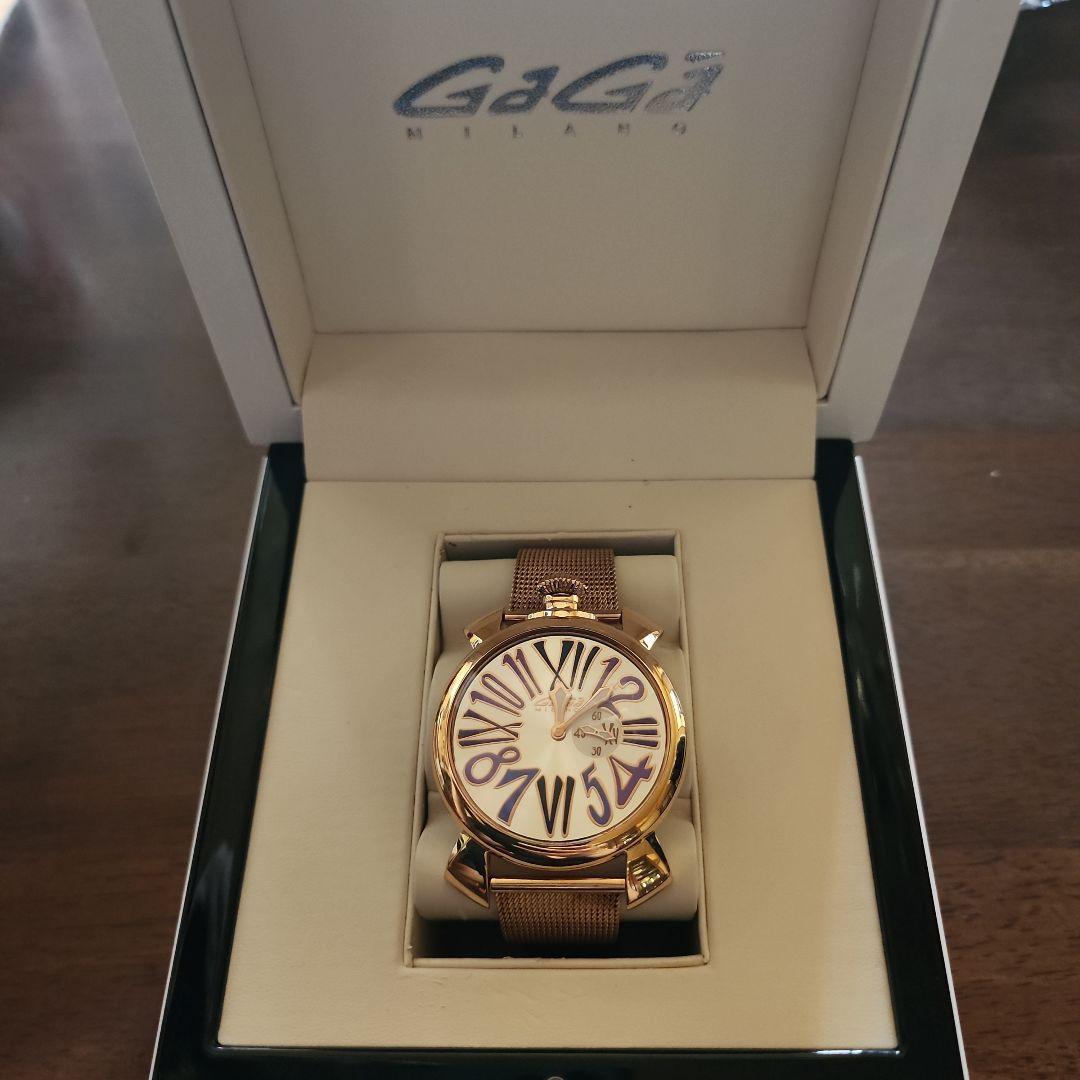 ガガミラノ　SLIM46　ゴールド