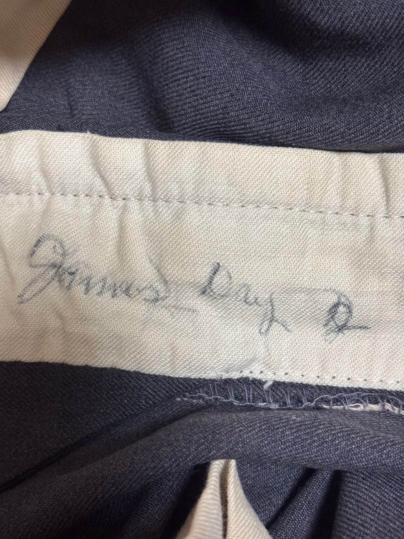 60s コンマージップ　ビンテージ　スラックス　アルミジップ　シンチバック