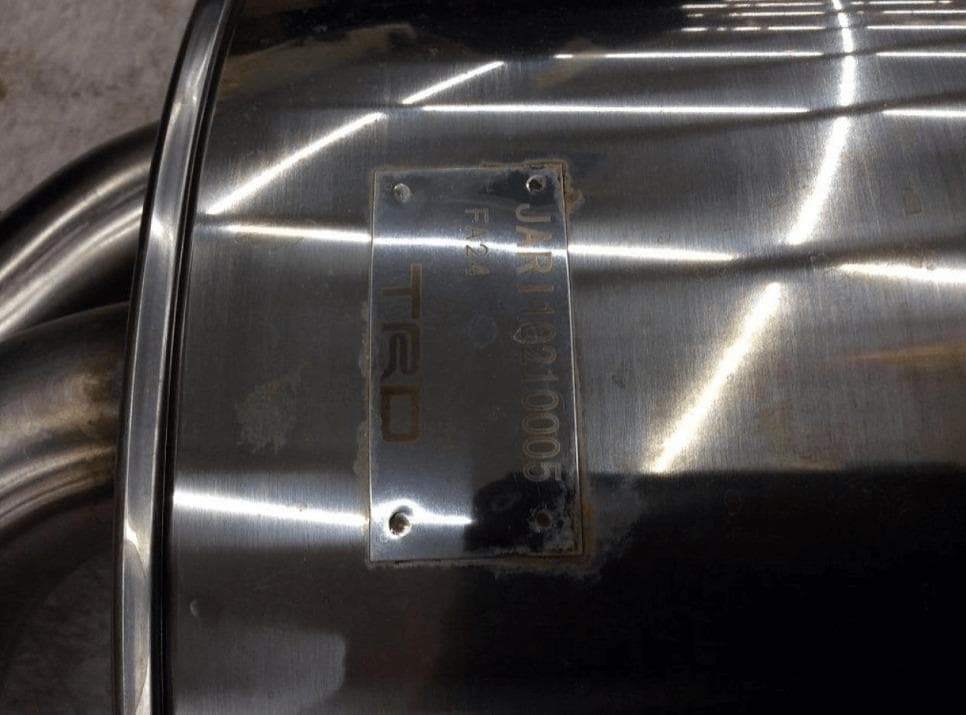 TRD GR86 ZN8 GRスポーツ マフラー ハイパフォーマンス 純正