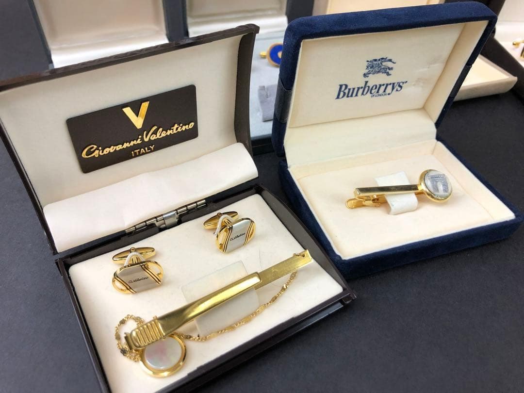 S*a様 ダンヒル・オメガ・ウエッジウッド・セリーヌ他　タイピン・カフスまとめ