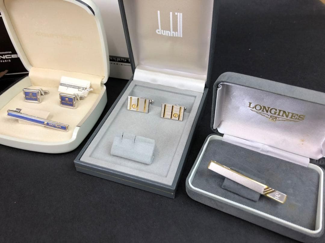 S*a様 ダンヒル・オメガ・ウエッジウッド・セリーヌ他　タイピン・カフスまとめ