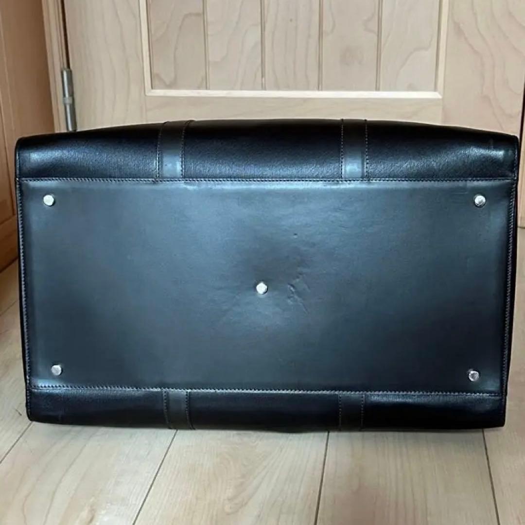 【極美品】Dunhill ダンヒル ボストンバッグ レザー 2WAY ブラック