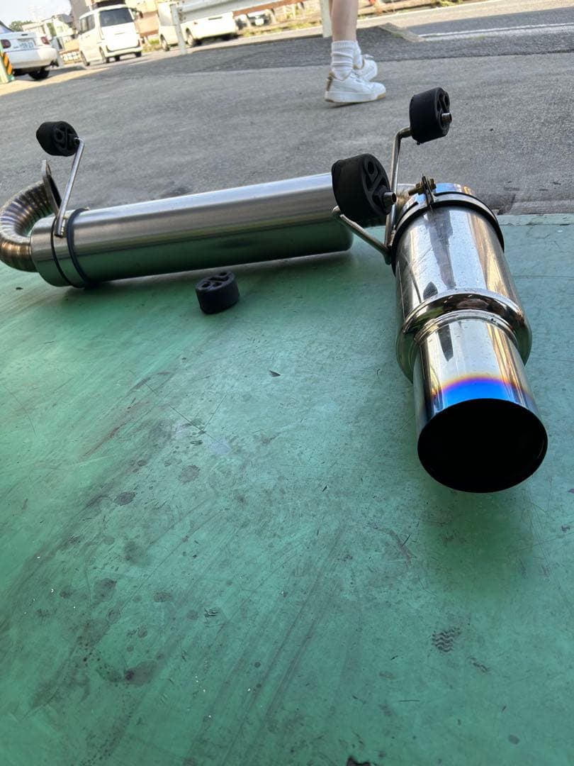 RSEフルチタン製シングル出しマフラー NBロードスター