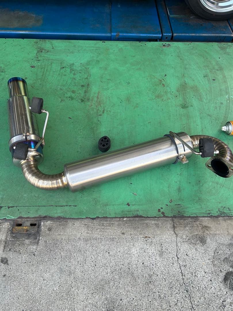 RSEフルチタン製シングル出しマフラー NBロードスター
