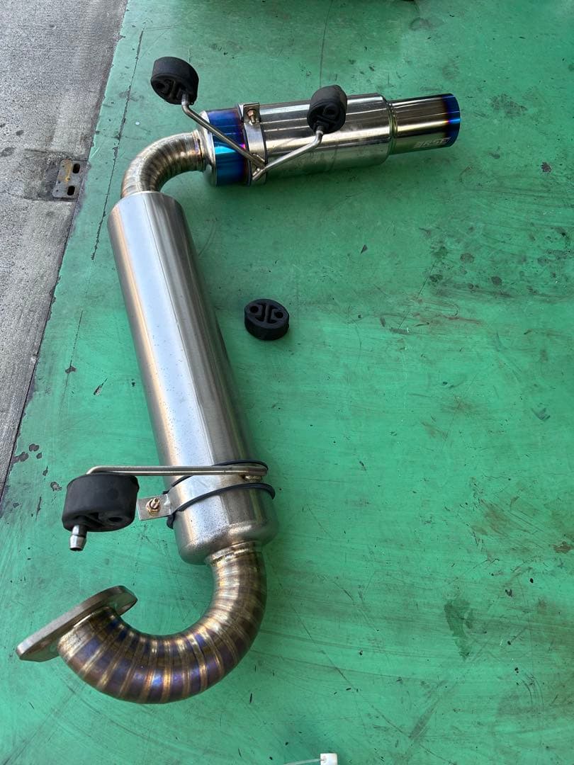 RSEフルチタン製シングル出しマフラー NBロードスター