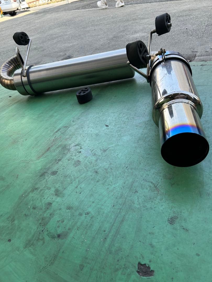 RSEフルチタン製シングル出しマフラー NBロードスター