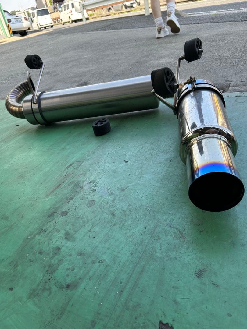 RSEフルチタン製シングル出しマフラー NBロードスター