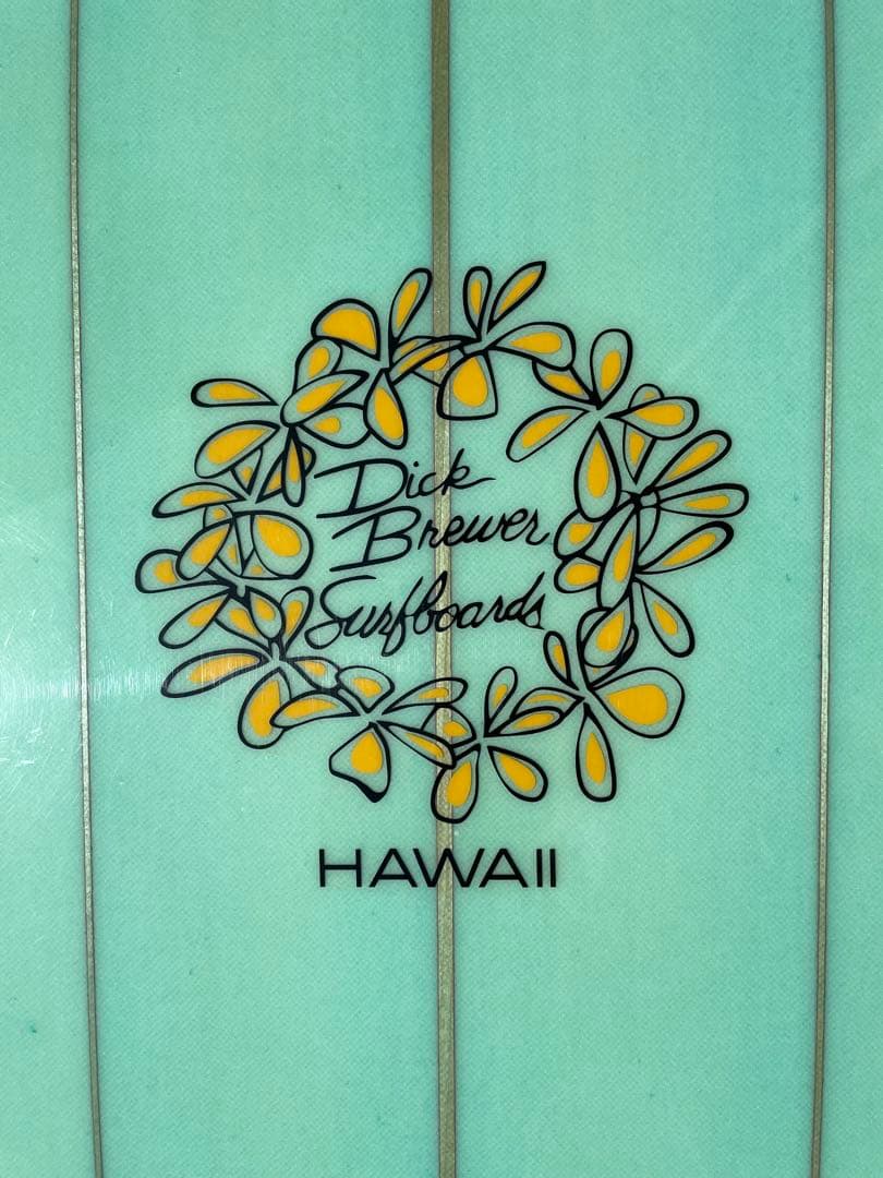 【NALU】ディックブリューワー本人シェイプ 9'6 シングル 美品