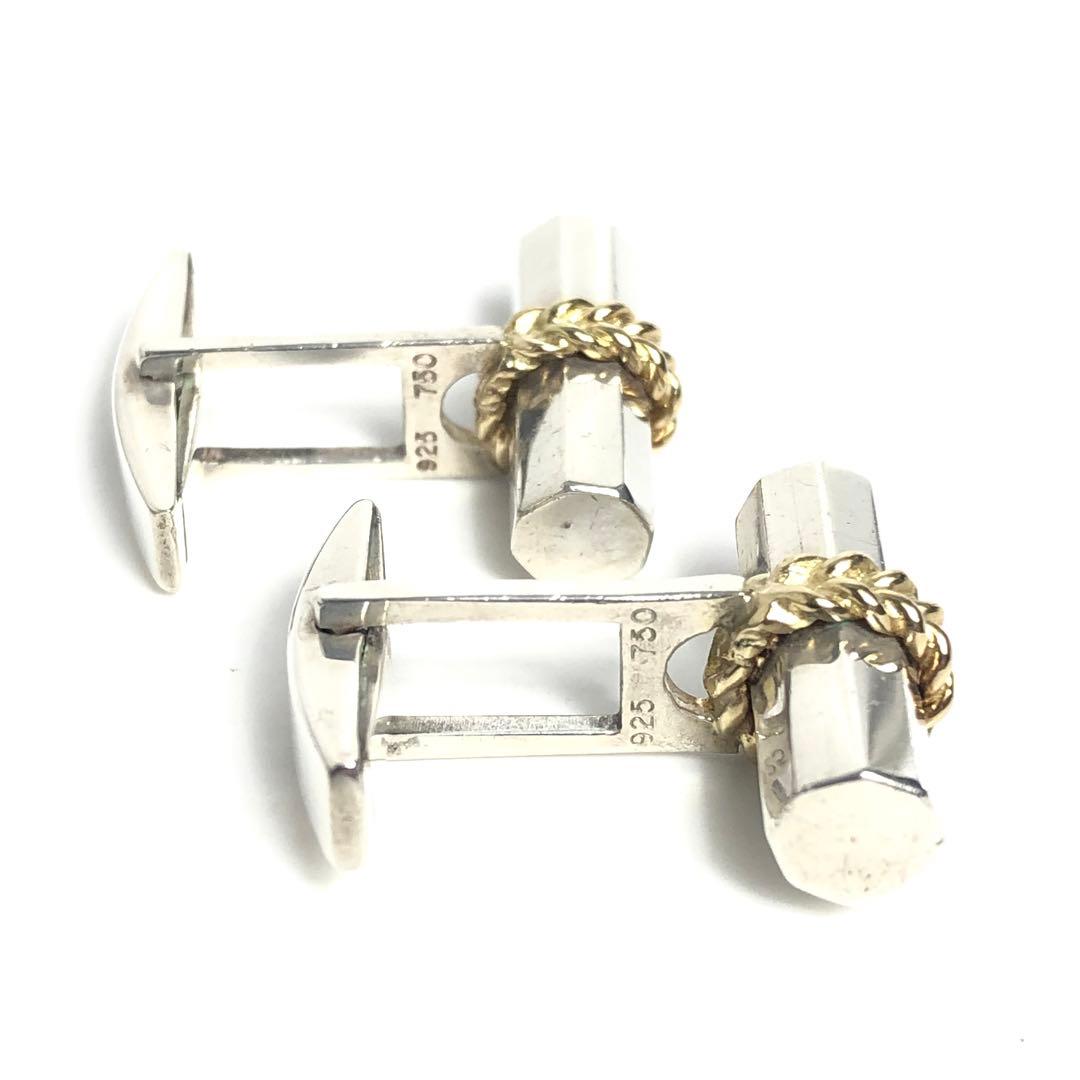 Tiffany ティファニー カフス 750×925 メンズ コンビ YG×SV