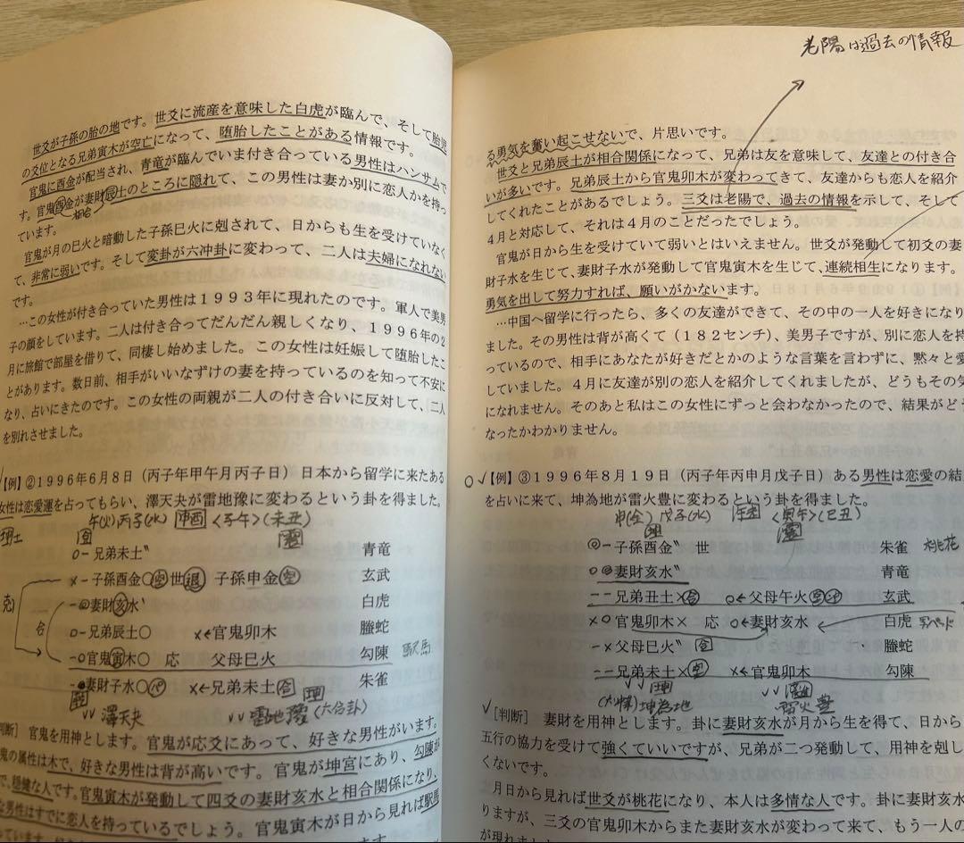 六爻占術　テキストNO.1〜3 他、風水事例集など