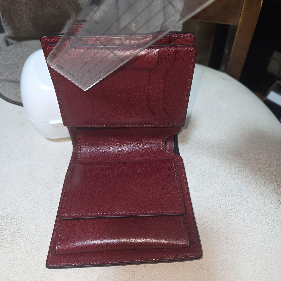 栃木レザーヴォーノアニリン２つ折り財布