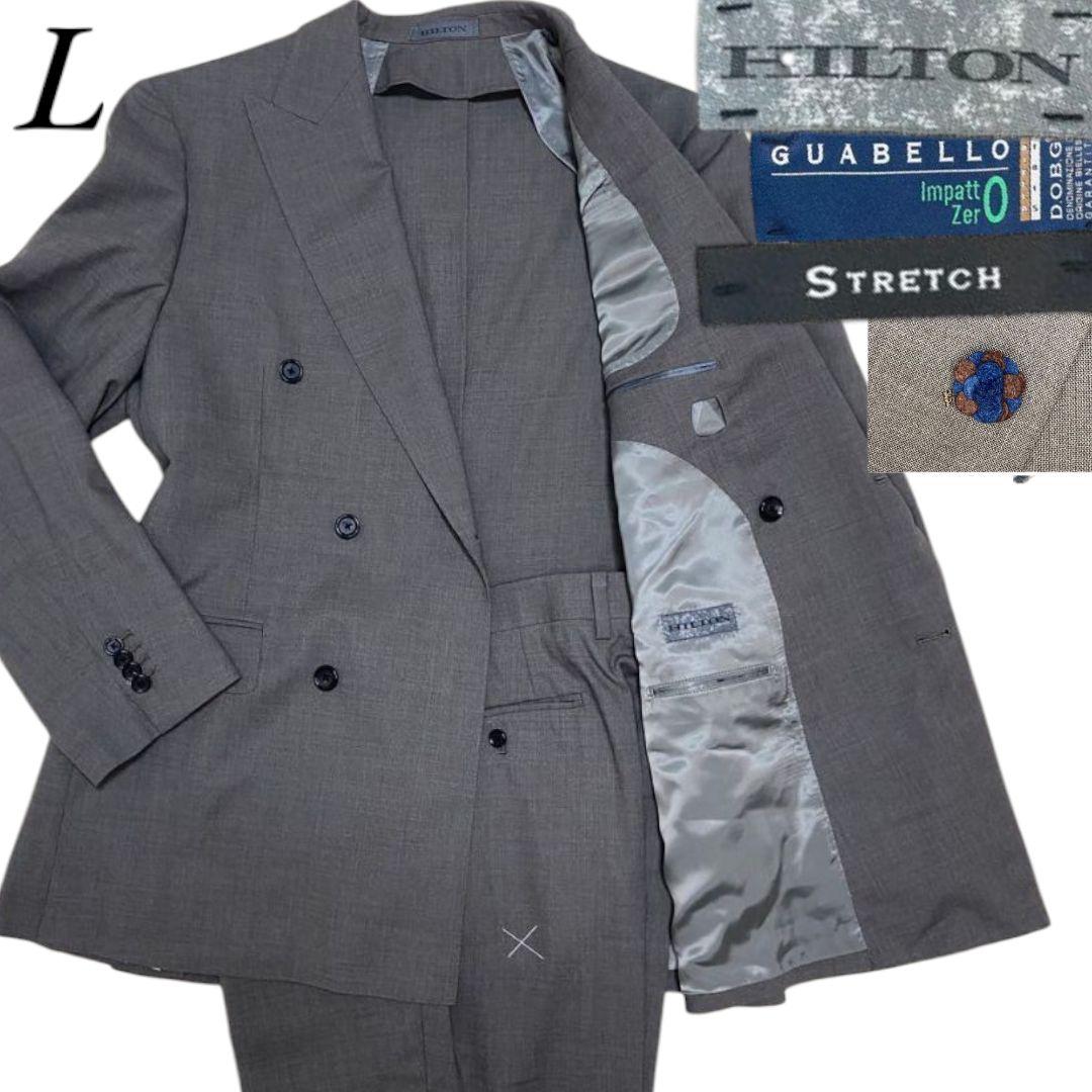 新品✨️HILTON 戸賀モデル GUABELLO ダブル ストレッチ スーツ