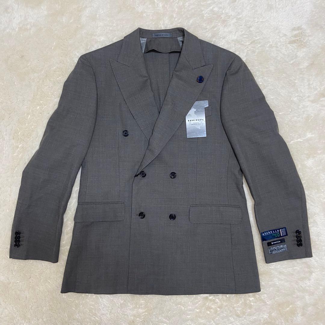 新品✨️HILTON 戸賀モデル GUABELLO ダブル ストレッチ スーツ