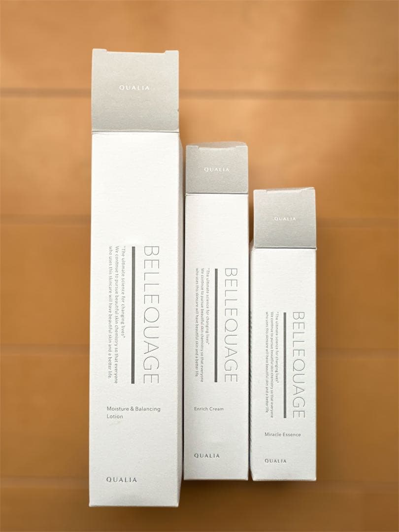 QUALIA BELLEQUAGE 化粧水 美容液 クリーム ３点セット