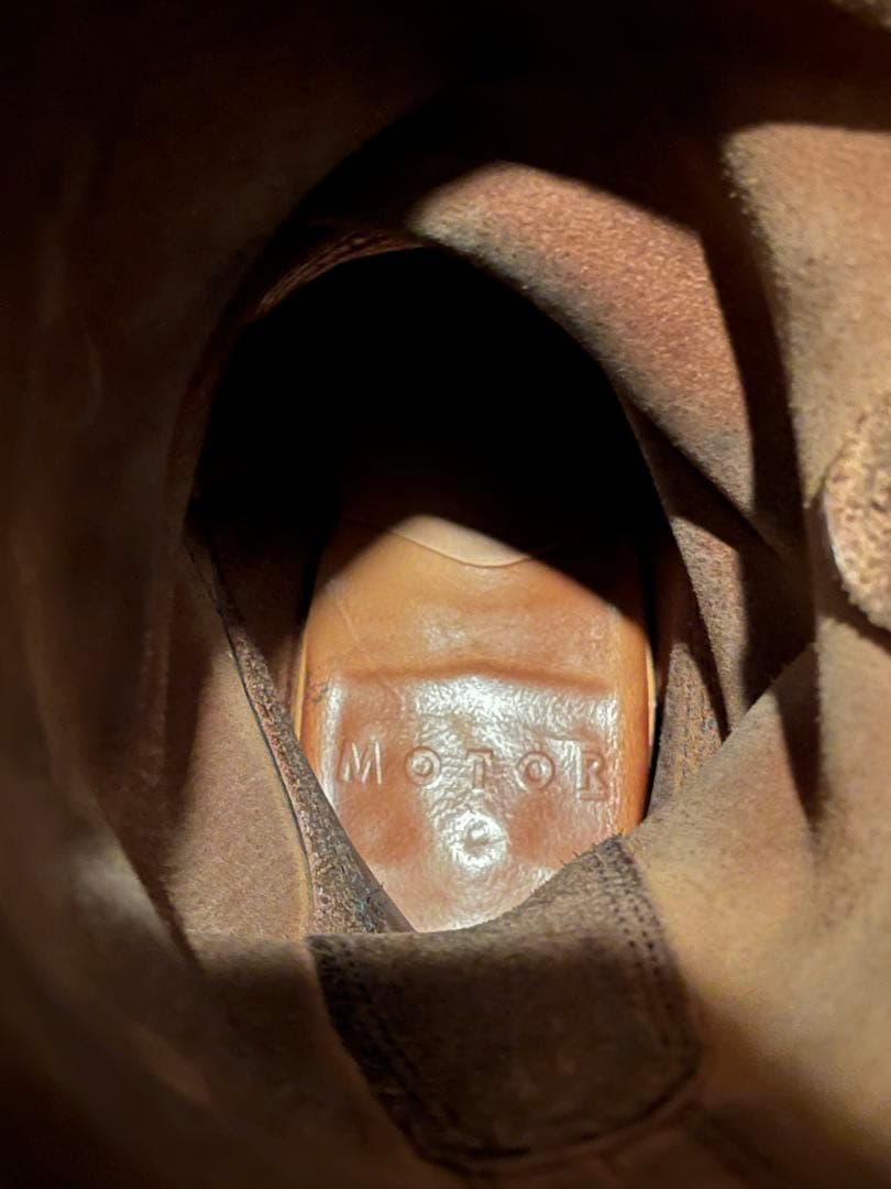 MOTO Motor 茶芯 レザーブーツ 1003ブーツ エンジニア