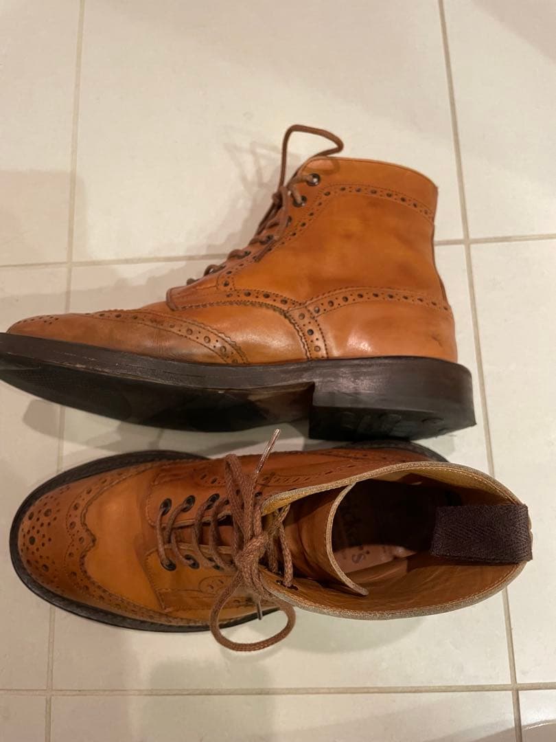 Tricker's M2508 カントリーブーツ　エイコン　7ハーフ