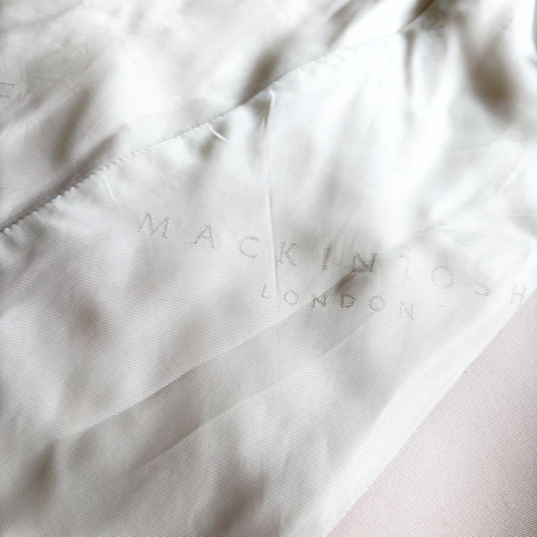 大きいサイズ　マッキントッシュ　トレンチコート　ピンクベージュ　ライナー　44