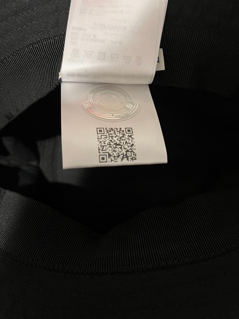 モンクレール　バケットハット　L ブラック