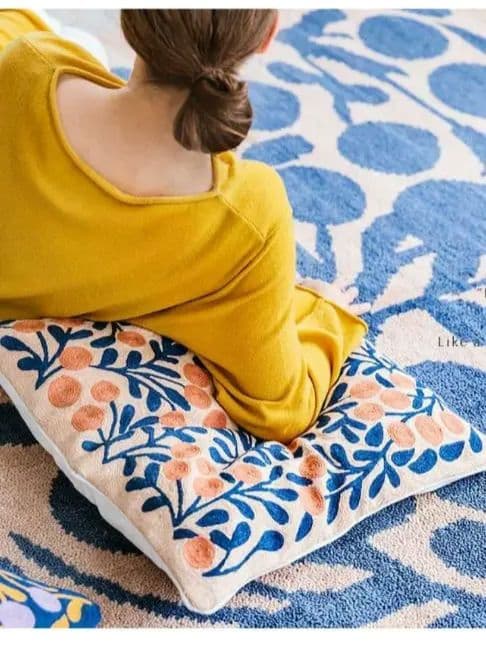 美品！島塚絵里デザイン　北欧クッションカバー