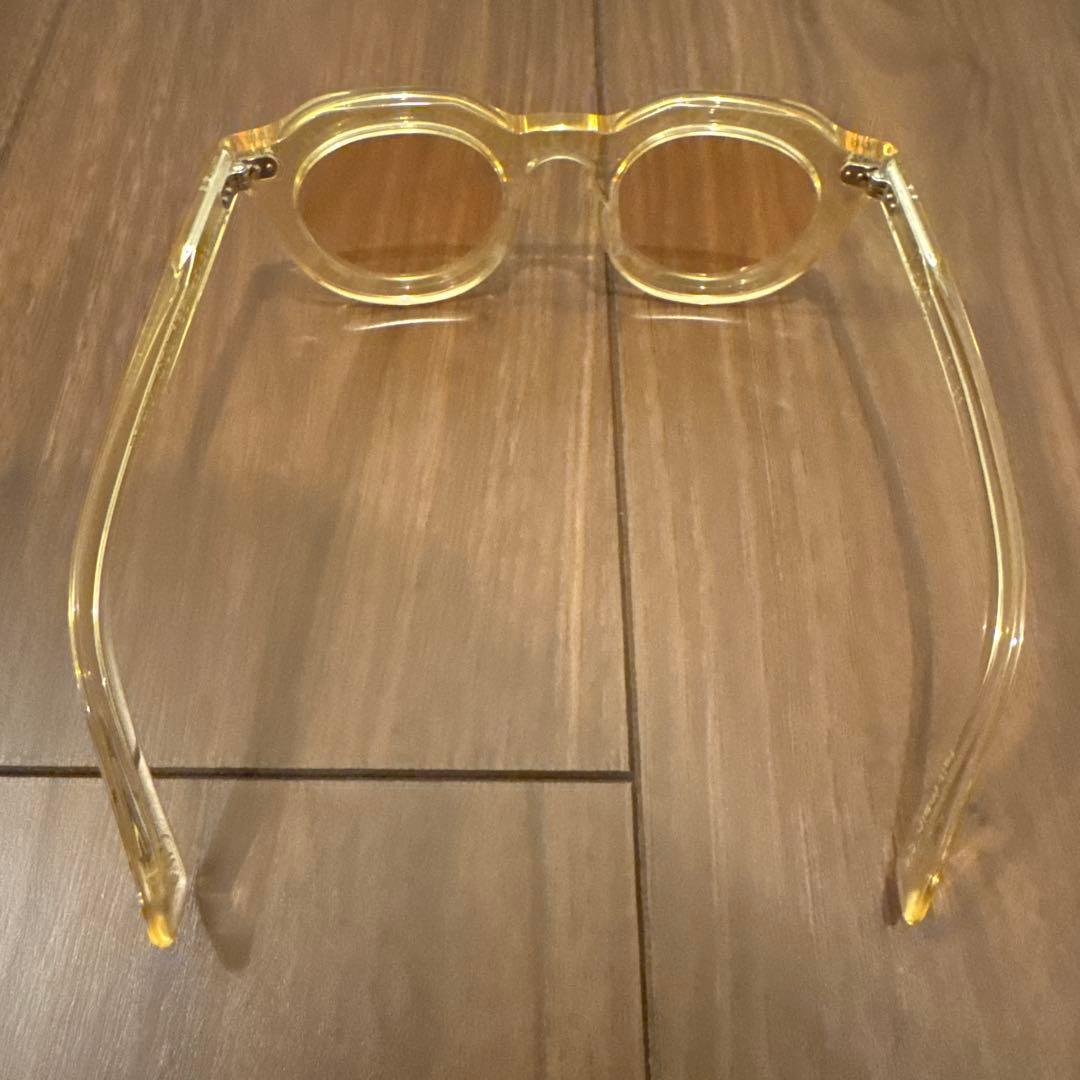 パ*ト様 Lesca クリアサングラス レザーケース付き