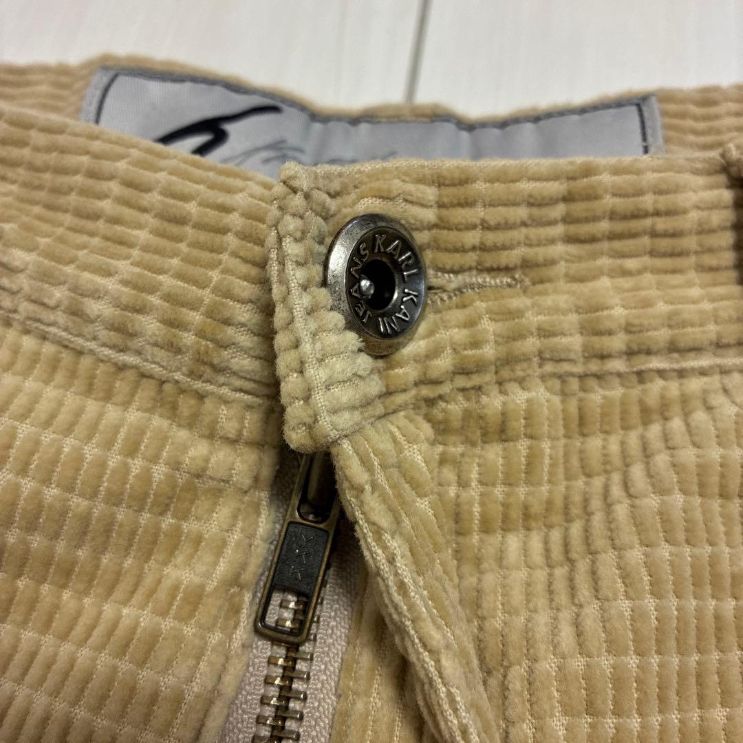 90'sビンテージ古着！Karl Kani コーデュロイ バギーパンツ ベージュ