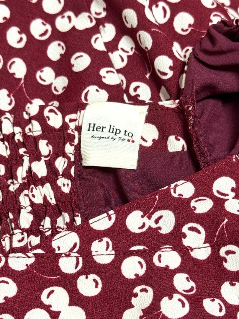 【herlipto】Baby Cherry Pattern One-Piece