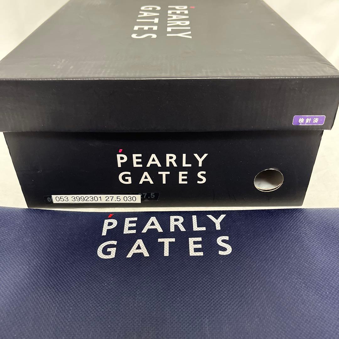 新品 PEARLY GATES ハイカット ゴルフシューズ 白27.5cm
