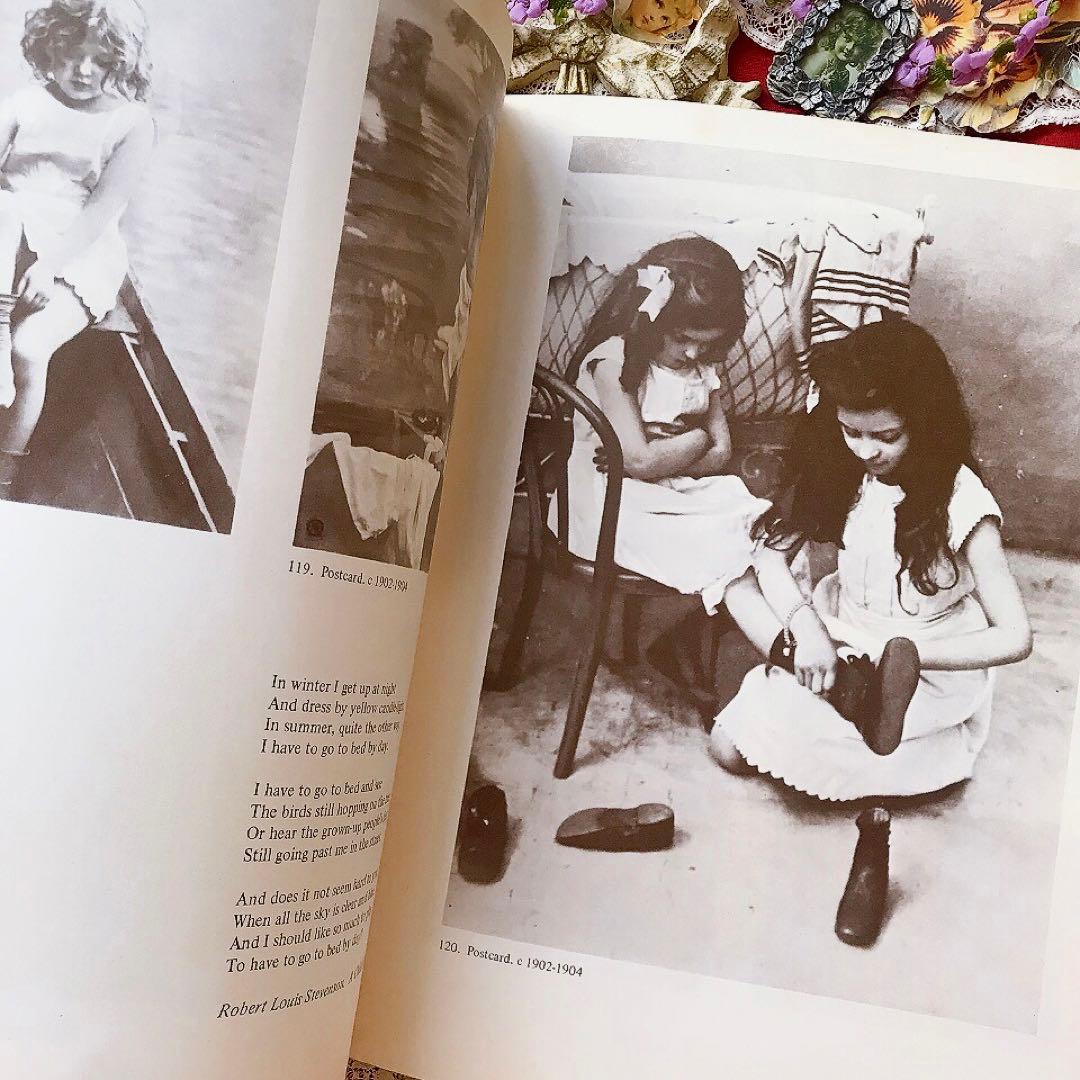 ヴィクトリアン洋書 少女写真集♡アンティークポストカード サラ アリス クロモス