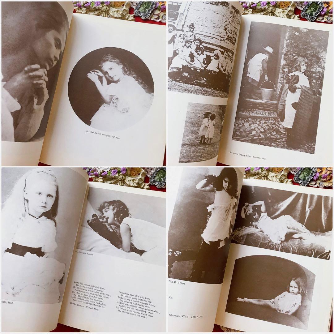 ヴィクトリアン洋書 少女写真集♡アンティークポストカード サラ アリス クロモス