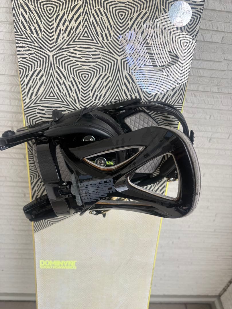 BURTON DOMINANT 148 スノーボード　セット　 ビン　M